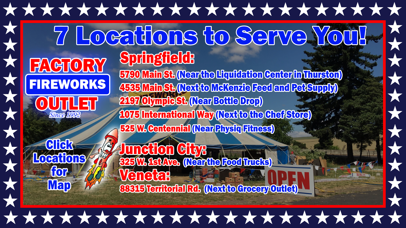7 Locations to Server You